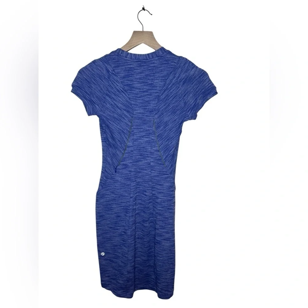 Lululemon &go Where To Dress Size 2 Heathered Sapphire Blue